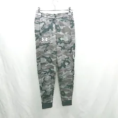◇ ⊇ UNDER ARMOUR アンダーアーマー キッズ 子供服 迷彩柄 スウェット サイズ150 グレー系 男の子 E  【1501160005564】