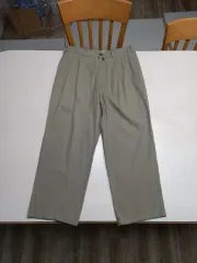 32 patagonia 春と夏用 ツータック オーガニックパンツ カーキ ー 116