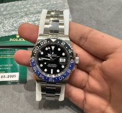 未使用品　ROLEX ロレックス　GMTマスターⅡ 126710BLNR オイスター　2025年ギャラ　付属品完備