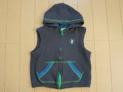 ハッカキッズ hakka 子供服 男の子 男児 ジップアップベストパーカー 100cm ★3 キッズ 【中古】 ユーズド ボーイズ アウトレット リサイクル 古着 子ども服 こども服 子供