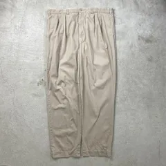 90年代 Polo by Ralph Lauren ポロバイラルフローレン 2タック ワイド チノパンツ ポロチノ メンズW44 