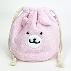 ちいかわ くまさんポシェット フェイス巾着 ポーチ