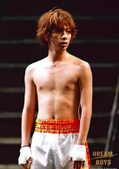 【中古】生写真(ジャニーズ) A.B.C-Z/河合郁人/ライブフォト・膝上・上半身裸・白のハーフパンツ・枠無し/DREAM BOYS/公式生写真