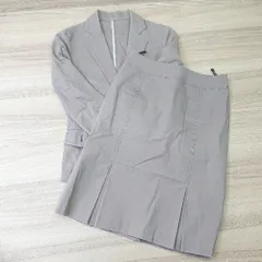 ◇ ru ミニ丈 Ｓ ジャケット スカート セットアップ サイズ1 ライトブラウン レディース E  【1406180075484】