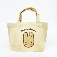 サンリオ マロンクリーム アップリケランチトート  (ナチュラル) Sanrio