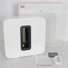 美品】Sonos Sub Gen3 ワイヤレスサブウーファー SUBG3JP1 ホワイト