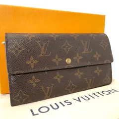 ルイヴィトン  LOUIS VUITTON ポルトモネクレディ 長財布 モノグラム  レディース