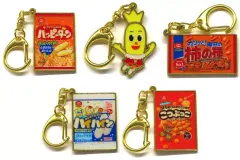 【中古】キーホルダー 全5種セット 「亀田製菓 メタルキーホルダー」のサムネイル