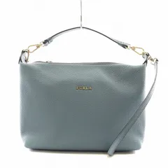フルラ FURLA ソフィー ハンドバッグ ショルダーバッグ 2way レザー 水色 ライトブルー /AN16 ■OF