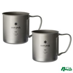 snow peak チタン ダブルマグ 2個セット 300ml 450ml - メルカリ