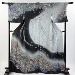 新品未使用⭐︎辻ヶ花⭐︎付下げ　絞り 黒と紫のグラデーション 2025年最新】辻が花の人気アイテム - メルカリ