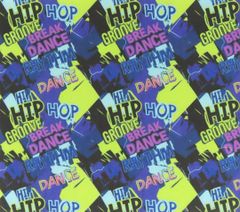 【ゆきちゃん限定】X2321 HIPHOP＆ブレイクダンス柄 生地 1m