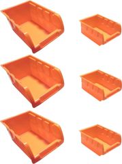 オートパーツセンター】工具入れ 壁 収納 ツールキャビネット 収納ケース 小物 パーツケース 箱バラ売り 6PCS