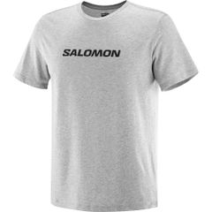 [サロモン] アウトドア Tシャツ SALMON LOGO PERFORMANCE SHORTSLEEVE TEE MEN ロゴ パフォーマンス ショートスリーブ ティー メンズ Heather Grey