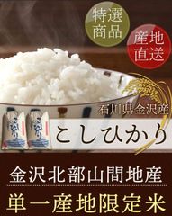 【農家直送】石川県産 令和4年9月収穫 新米 こしひかり 白米 25kg