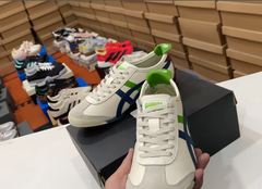 【新品未使用】Onitsuka Tiger（オニツカタイガー）MEXICO 66 ローカット スニーカー 男女兼用 白・青・緑