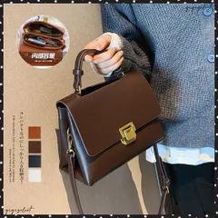 ショルダーバッグ レディース 斜め掛けスクエアバッグ 小さめ フェイクレザー 2way ハンドバッグ 大人かわいい 2層収納 肩掛けカバン カジュアル 軽量PUレザーかばん 手提げ おしゃれ 韓国 ファッション