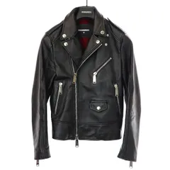希少 DSQUARED2 レザーライダースジャケット 2WAY 44 取り外し可 希少 DSQUARED2 レザーライダースジャケット 2WAY 44 取り外し可