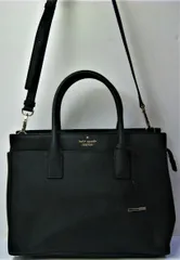 ほぼ未使用ケイトスペード牛革2ウェイななめがけショルダー付ハンドPXRU5931