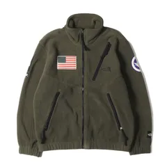 Supreme シュプリーム ジャケット サイズ:S THE NORTH FACE 星条旗パッチ フリースジャケット Expedition Fleece Jacket オリーブ アウター ブルゾン 上着 コラボ【メンズ】のサムネイル