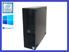 ★Dell OptiPlex 3070 高性能CPU i3-9100(第9世代) HDD2TB/メモリ8GB/Windows11 Pro デスクトップPC すぐに使えます！のサムネイル