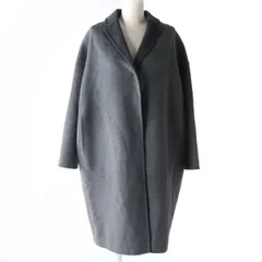 極美品☆正規品 Stella McCartney ステラマッカートニー 573928 コクーンシルエット ロング丈 ウールコート グレー 36 レディース 伊製のサムネイル