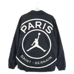NIKE (ナイキ) 18AW PSG COACH JACKET BQ4213-010 ロゴプリント コーチジャケット ブラックのサムネイル