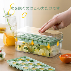 アイストレイ モールド 自家製アイストレイ 冷凍アイスキューブ アーティファクト 製氷皿 アイスボックス アイスケース 冷凍保存 耐久性 家庭用 押圧式氷貯蔵箱 貯留タンク