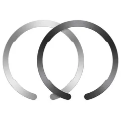 【 新品 未開封 】   ESR マグネット式アクセサリ対応リング ESR Black&Silver HaloLockRing2Z515 未使用 送料無料