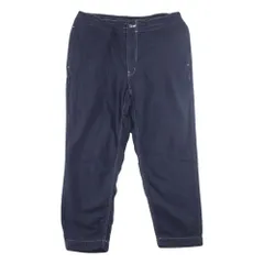 COMME des GARCONS HOMME DEUX コムデギャルソンオムドゥ  DQ-P032 カシミヤ混 ウール イージーパンツ パッカリングステッチ テーパードパンツ ネイビー系 S【中古】のサムネイル