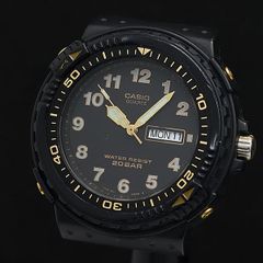 CASIO Diver クォーツ 腕時計 ブラック 動作未確認 B0173 - メルカリ