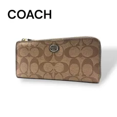 美品✨　COACH コーチ　L字ファスナー　レザー　長財布　シャンパンゴールド 2025年最新】Yahoo!オークション -l字ファスナー 長財布 コーチ