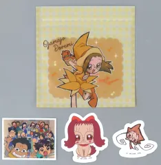 【中古】シール・ステッカー 藤原はづき ジッパーバッグ付きステッカーセット 「一番くじ おジャ魔女どれみ Sweet magical surprise!」 G賞