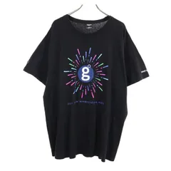 ヘインズ クルーネック 半袖 Tシャツ 2XL ブラック Hanes nano グローバルペイメント 企業Tシャツ ビックサイズ メンズ 【中古】  【230620】 メール便可
