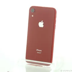 〔中古品〕 iPhoneXR 64GB プロダクトレッド MT062J／A SIMフリー【258】