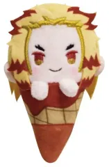【中古】ぬいぐるみマスコット・ぬいぐるみバッジ 煉獄杏寿郎 「鬼滅の刃 アイスたぴぬい Vol.2」