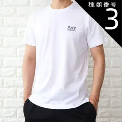 種類3:ホワイト/M エンポリオ アルマーニ Tシャツ メンズ ホワイト ブラック EA7 エアセッテ コットン ロゴ 2024年春夏 新作 8NPT51 PJM9Z