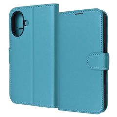 【人気商品】(2024年発売モデル) ケース Like standard 16 耐衝撃 マグネットベルト シンプル iPhone 手帳型レザーケース シャイニーブルー アイフォン16 レイ・アウト スマホケース スマートフォンケース RT-P46ELC1/A