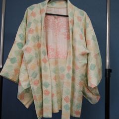 未使用✨正絹絞り羽織しつけつき