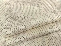 平和屋着物●本場大島紬　白大島　一元絣　花菱文　正絹　逸品　AAAW4350np