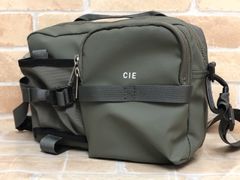 【中古】 CIE シー ショルダーバッグ 防水 撥水 日本製 モスグリーン  111431281