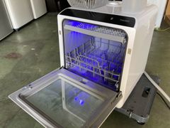 ● 食器洗い乾燥機、2021年製、タンク式、曇りあり、食洗機、THANKO、