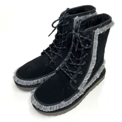 UGG×White MountaineeringRIKI LACE TALL WM フリンジレースアップスウェードブーツ8071000100894