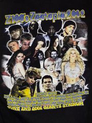 超希少品　Zootopia 2002　2PAC  RAPTee   ラップTee  hip-hop  ヴィンテージ　tシャツ　LL cool J  EMINEM ノトーリアスbig  Wu-Tang Clan  Nas ラップT  ICE CUBE
