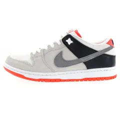 NIKE SB (ナイキエスビー) DUNK LOW PRO ISO INFRARED ダンク インフラレッド ローカットスニーカー ホワイト/グレー US9.5/27.5cm CD2563-004