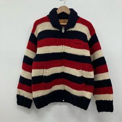 vintage BIG TREE ビッグツリー ウール100% カーディガン - メルカリ