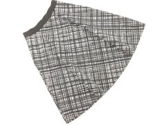 PUPULA ププラ チェック フレア スカート size40/白ｘ黒 ■◇ レディース