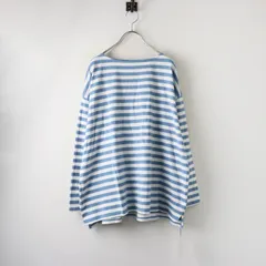 未使用★journal standard luxe ボーダーbigプル グレー 20th ボーダーテンジク プリントクルーネック-Big-プルオーバー