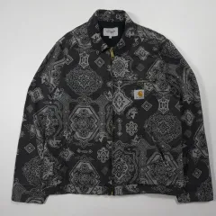 OLD Carhartt オールドカーハート　旧タグデトロイトジャケット　灰×黒 楽天市場】90年代 カーハート Carhartt デトロイトジャケット