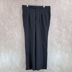 aquascutum アクアスキュータム 日本製 無地 シンプル カジュアル グレー　灰色 88 メンズ スラックス